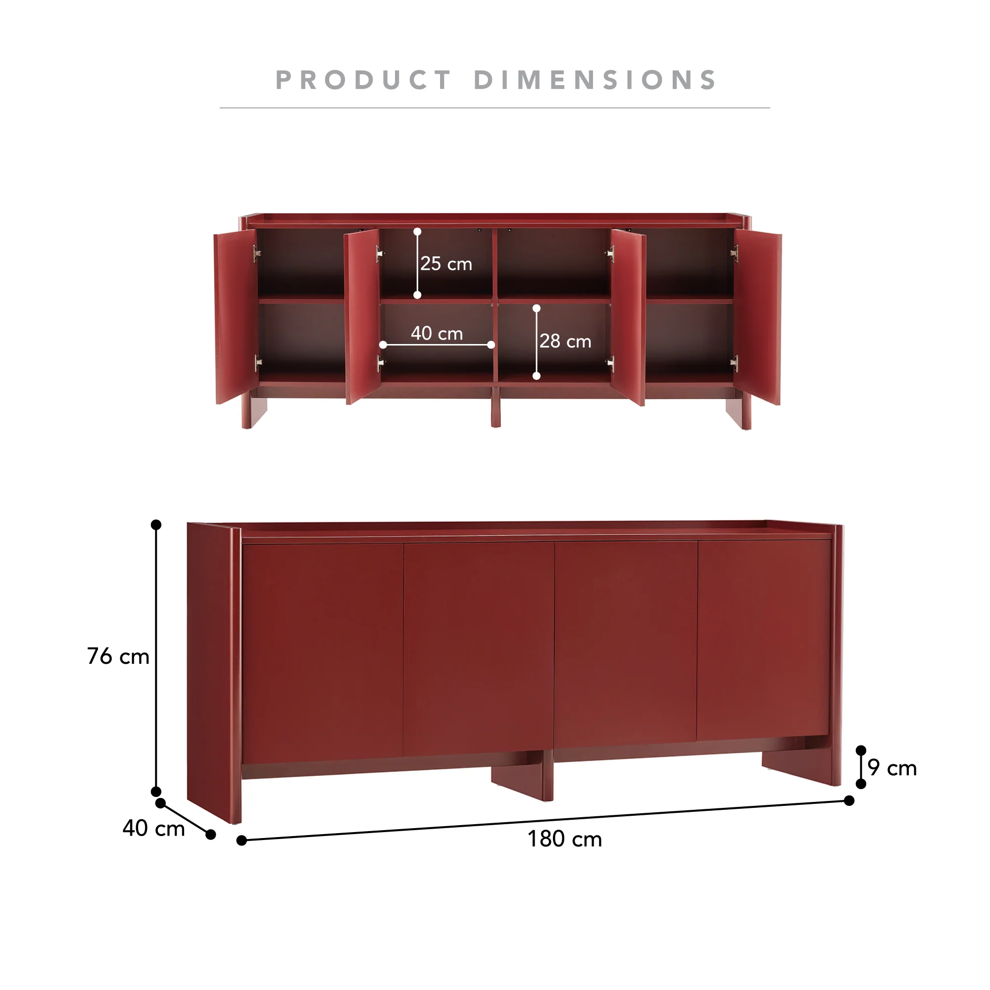 Martine Buffet Wine  (180cm) - Image 3