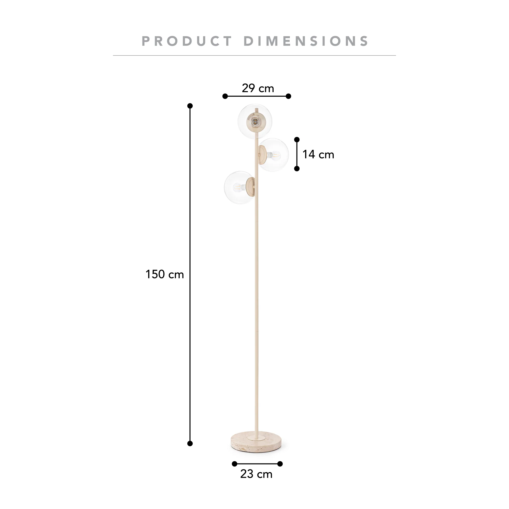 Mateo Floor Lamp Oat - Image 3