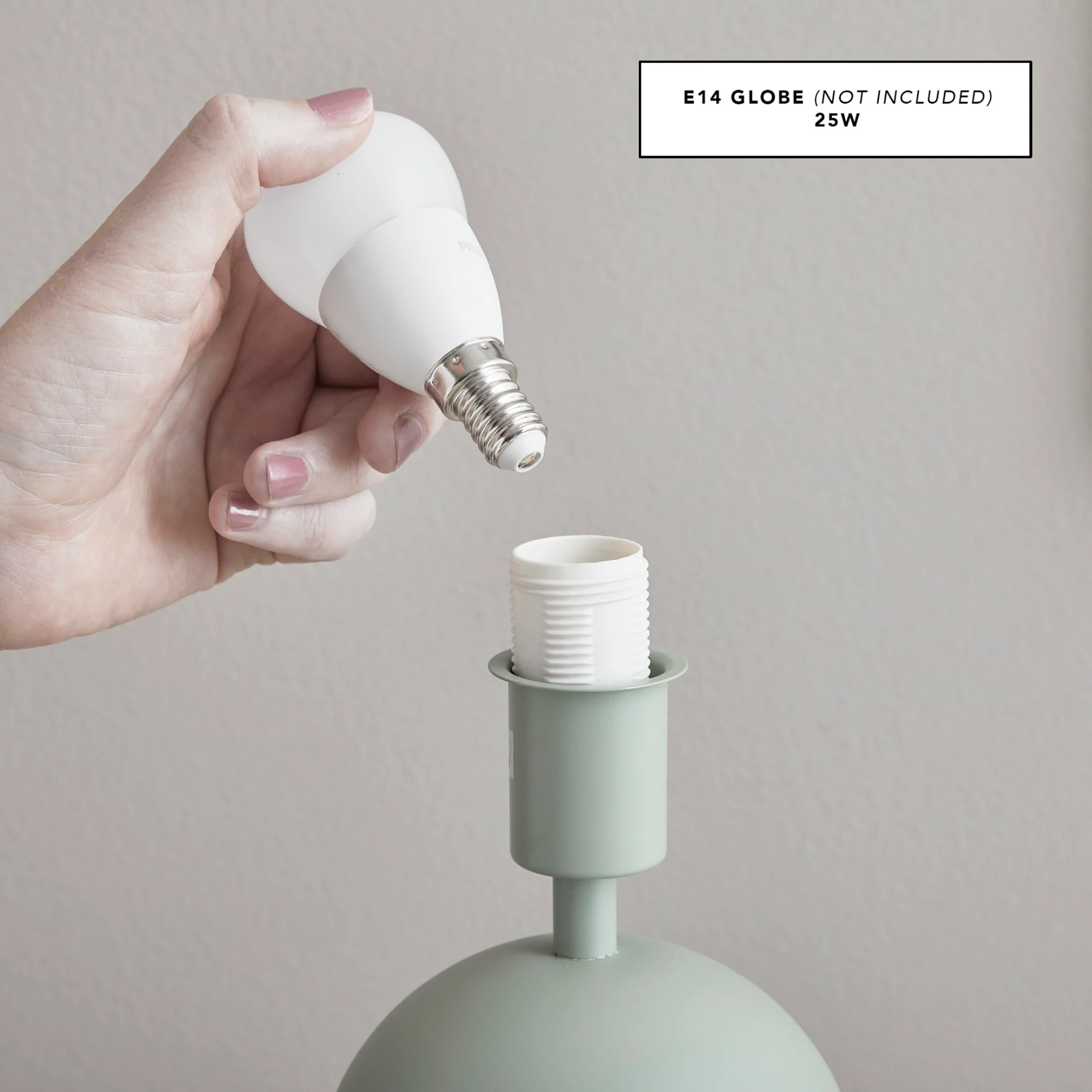 Mushroom Table Lamp Sage - Image 8