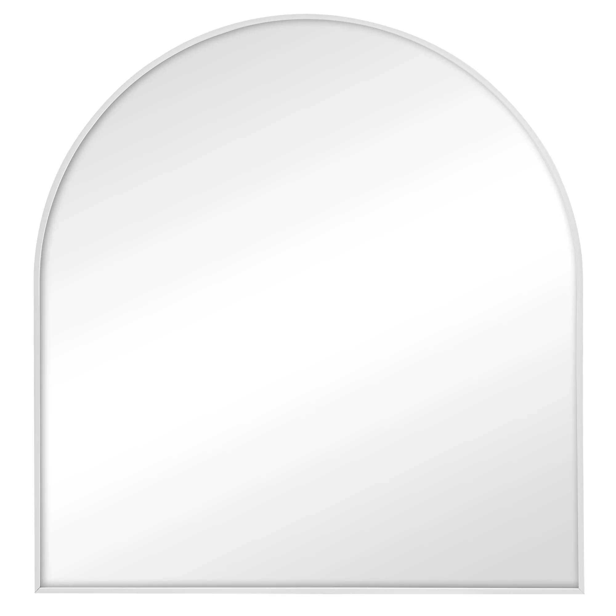 Naomi 85cm Large Arch Mirror White - Image 2