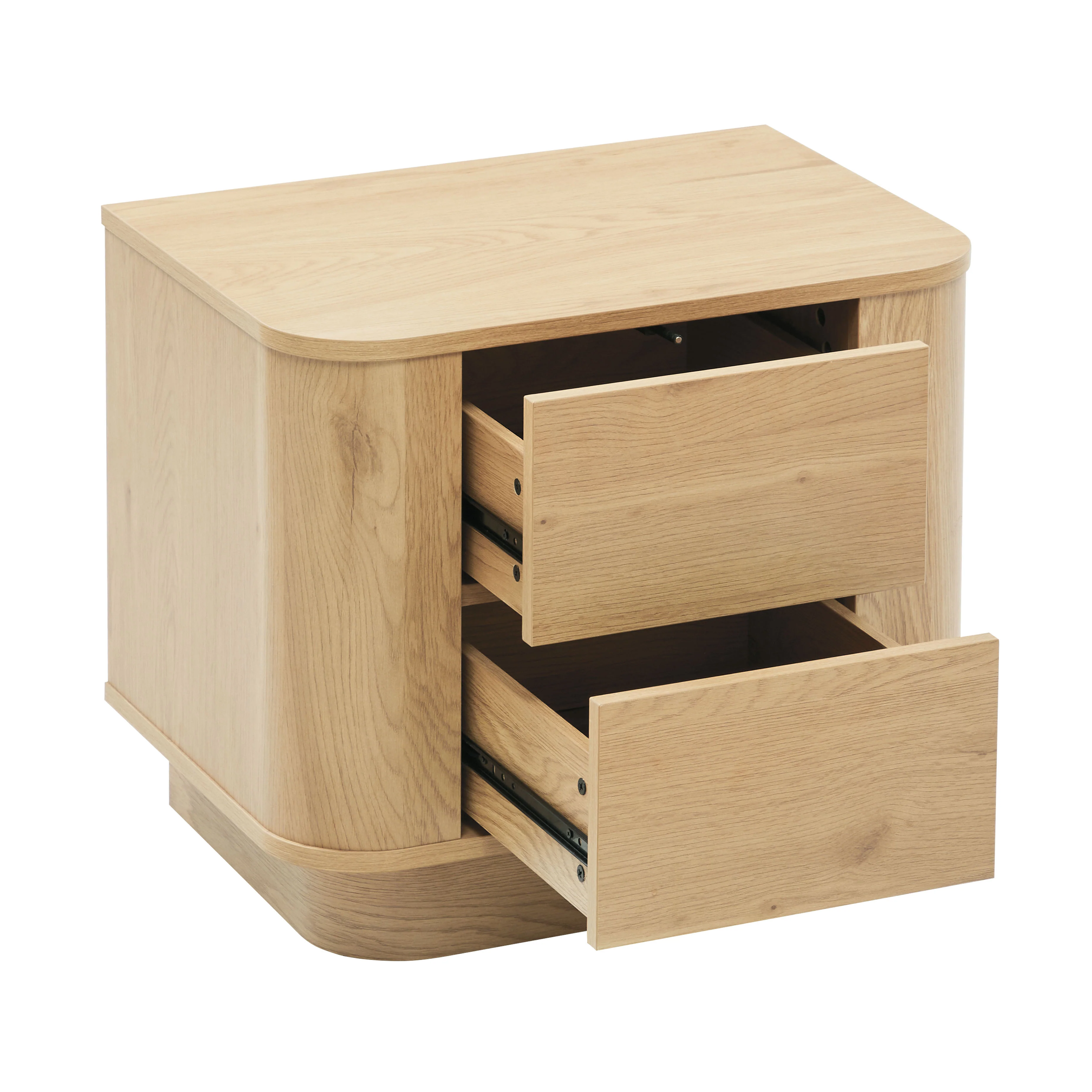 Nina Bedside Table Oak - Image 17