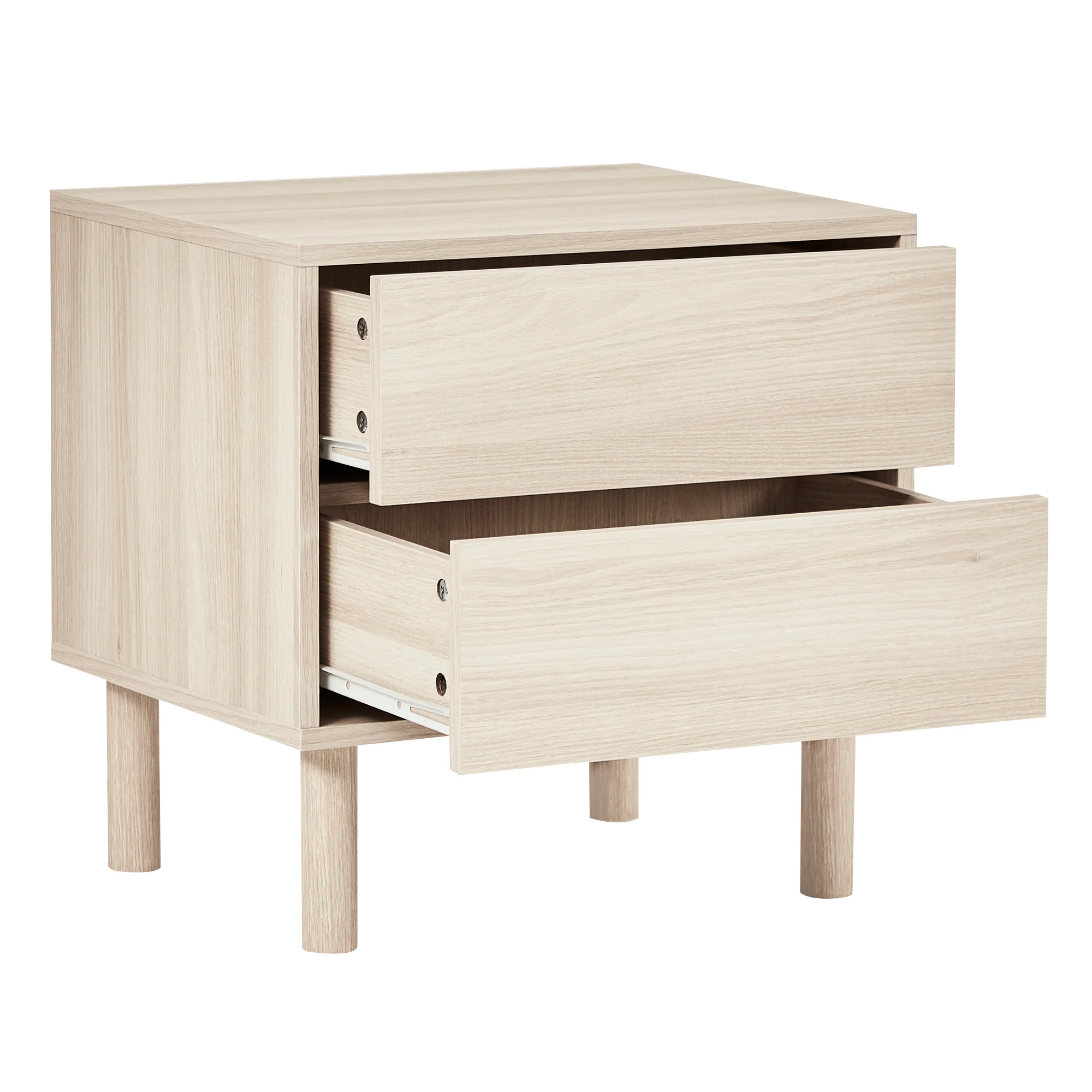 Norquay Bedside Table Light Oak - Image 10