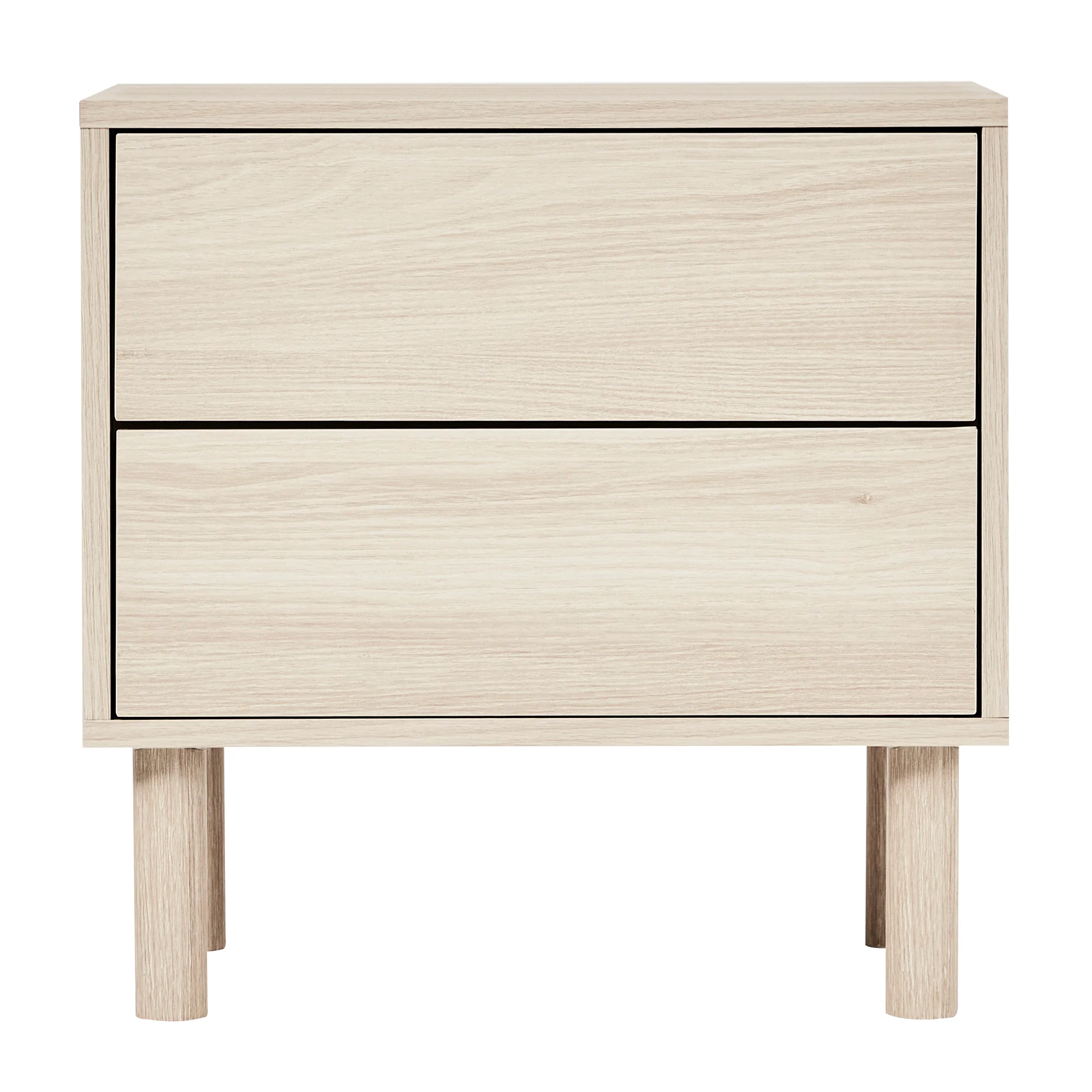 Norquay Bedside Table Light Oak - Image 9