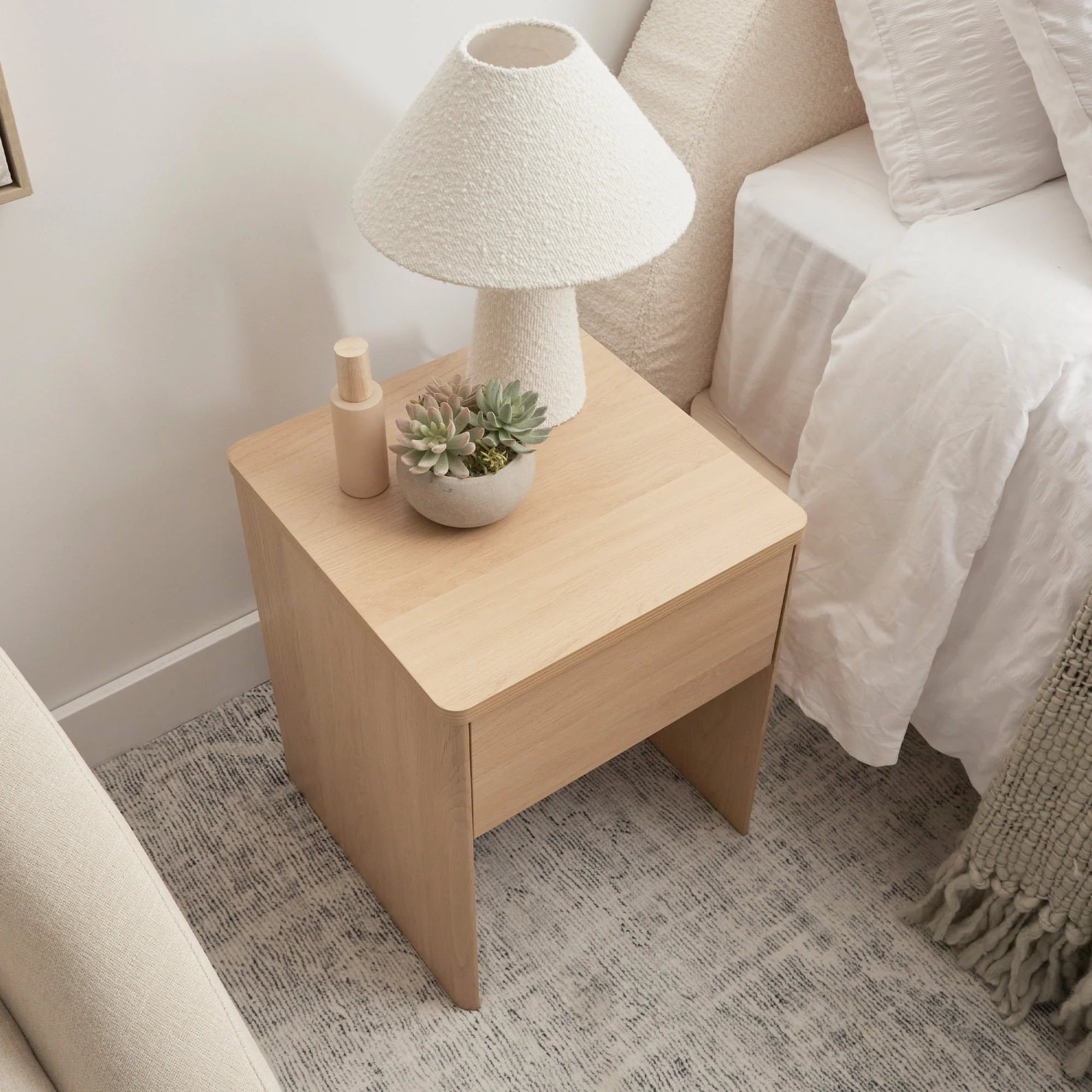 Oxford Bedside Table Oak (Set of 2) - Image 9