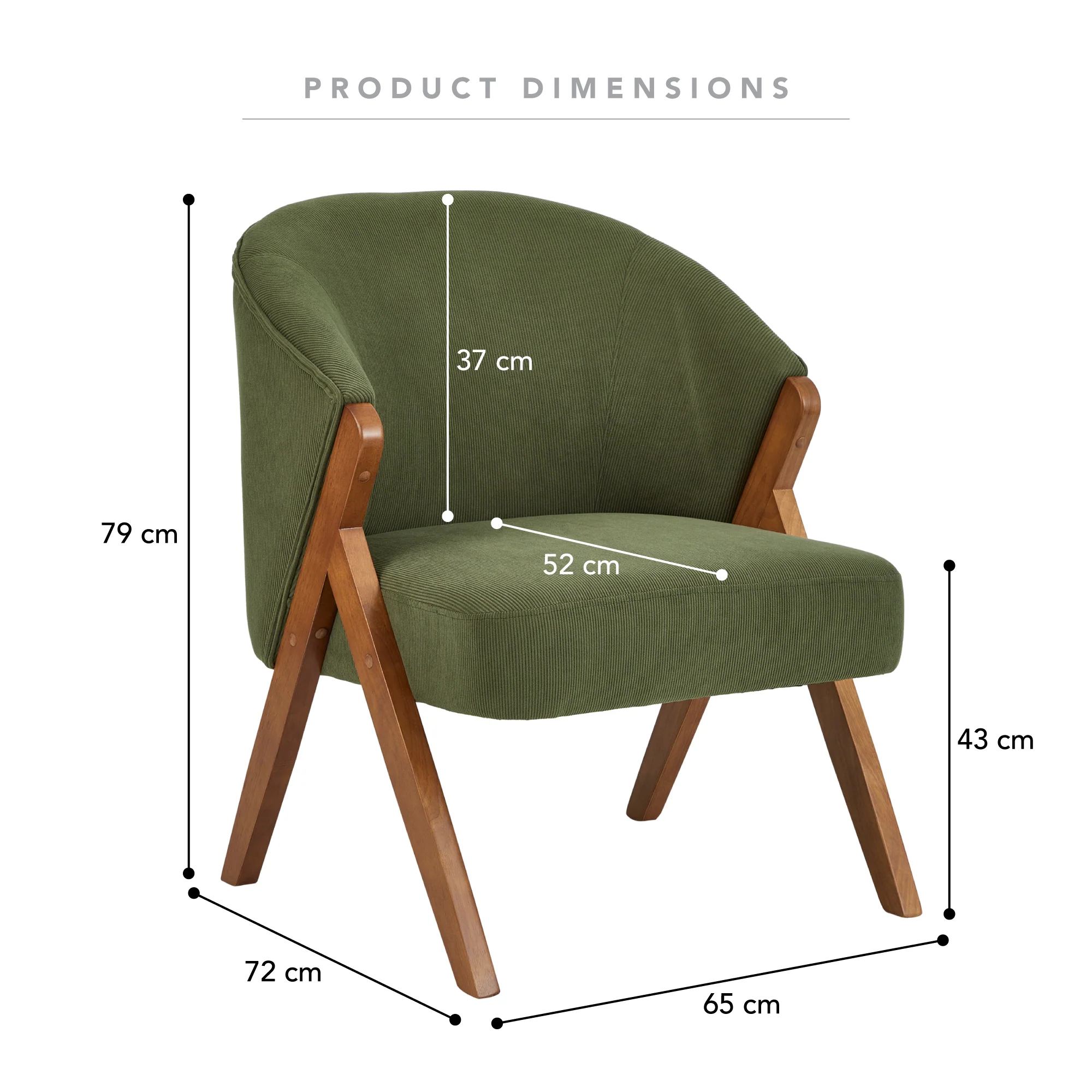 Remy Accent Chair Green (Set of 2) - Image 3