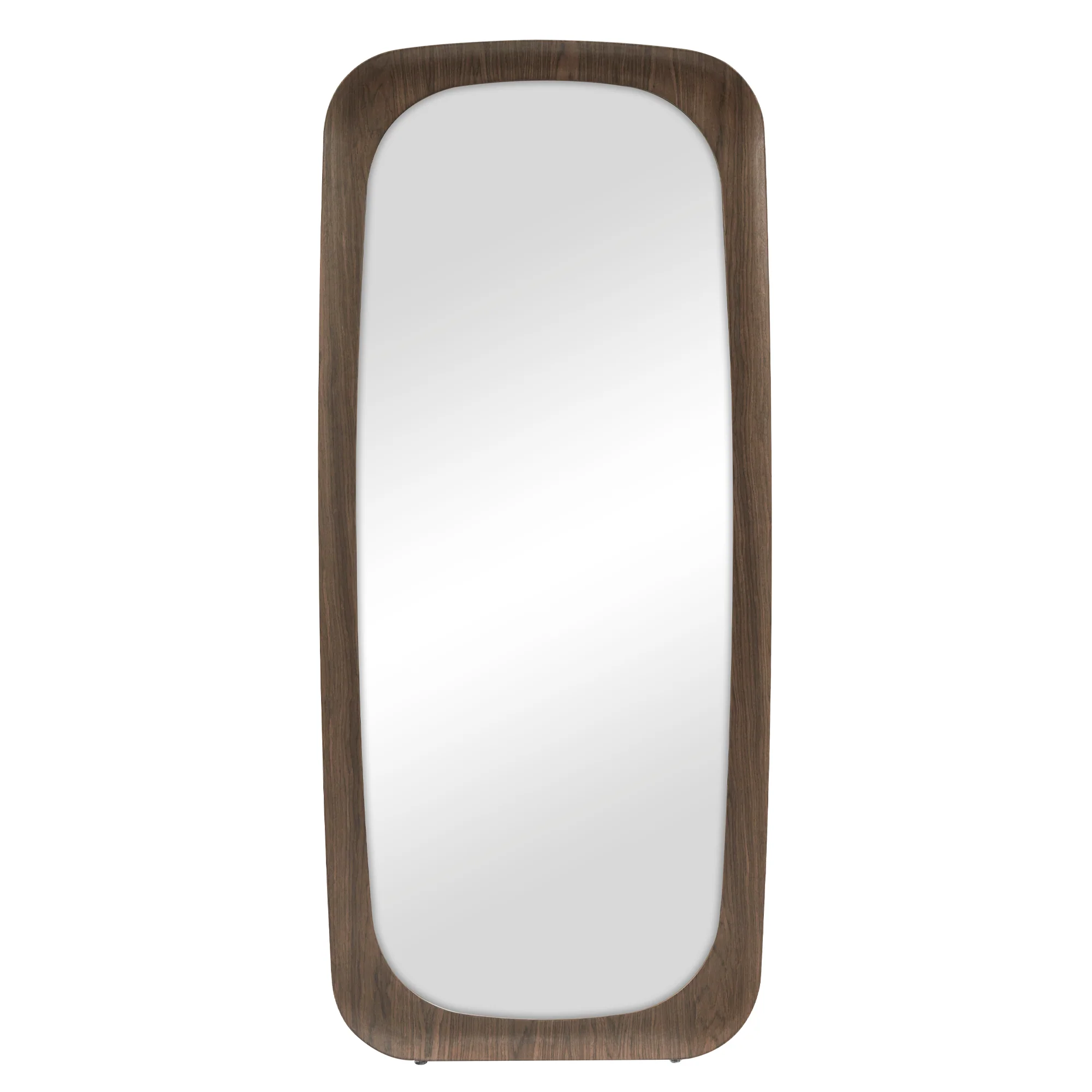 Rue 180cm Rectangle Mirror Walnut - Image 2