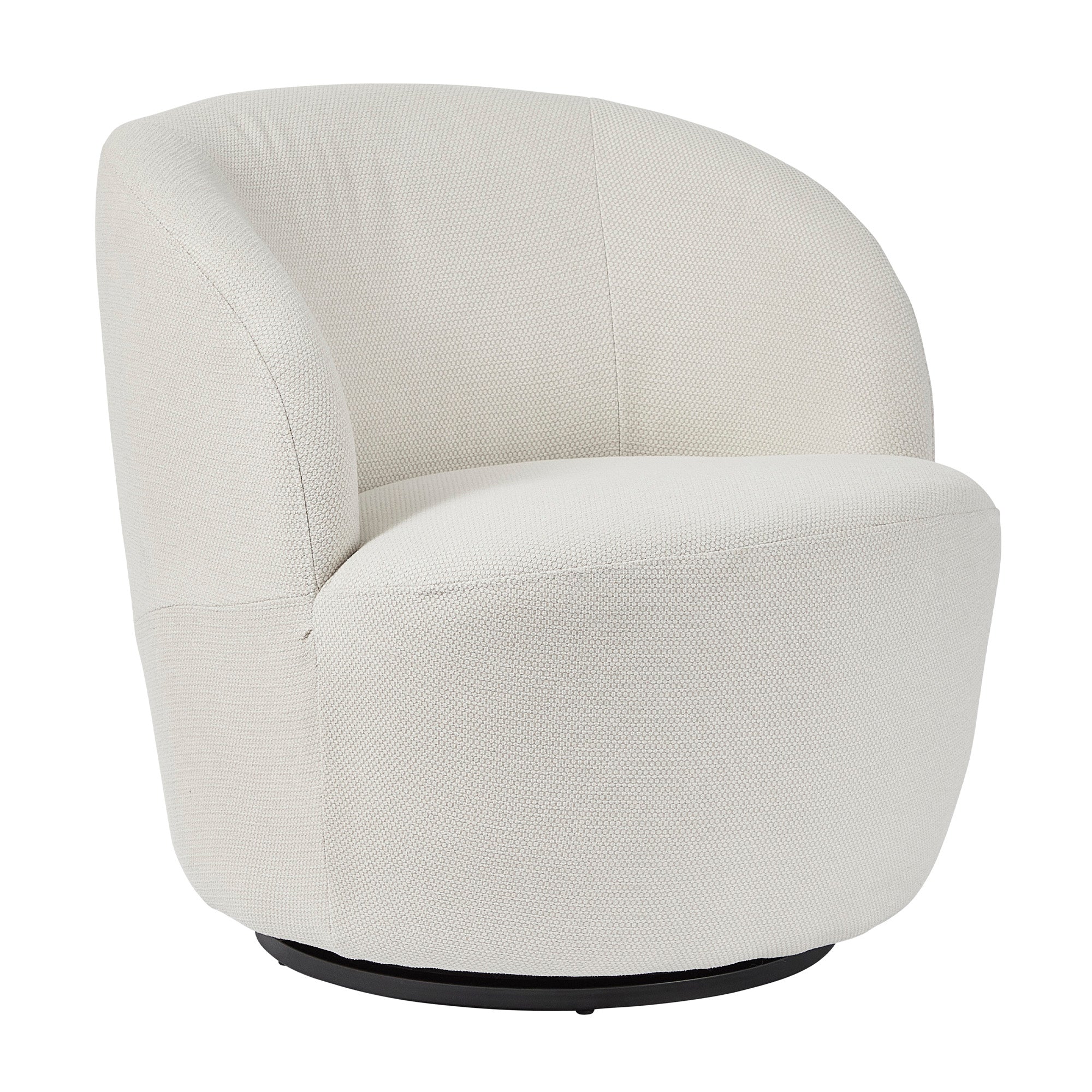Sadie Swivel Armchair Cream - Image 2