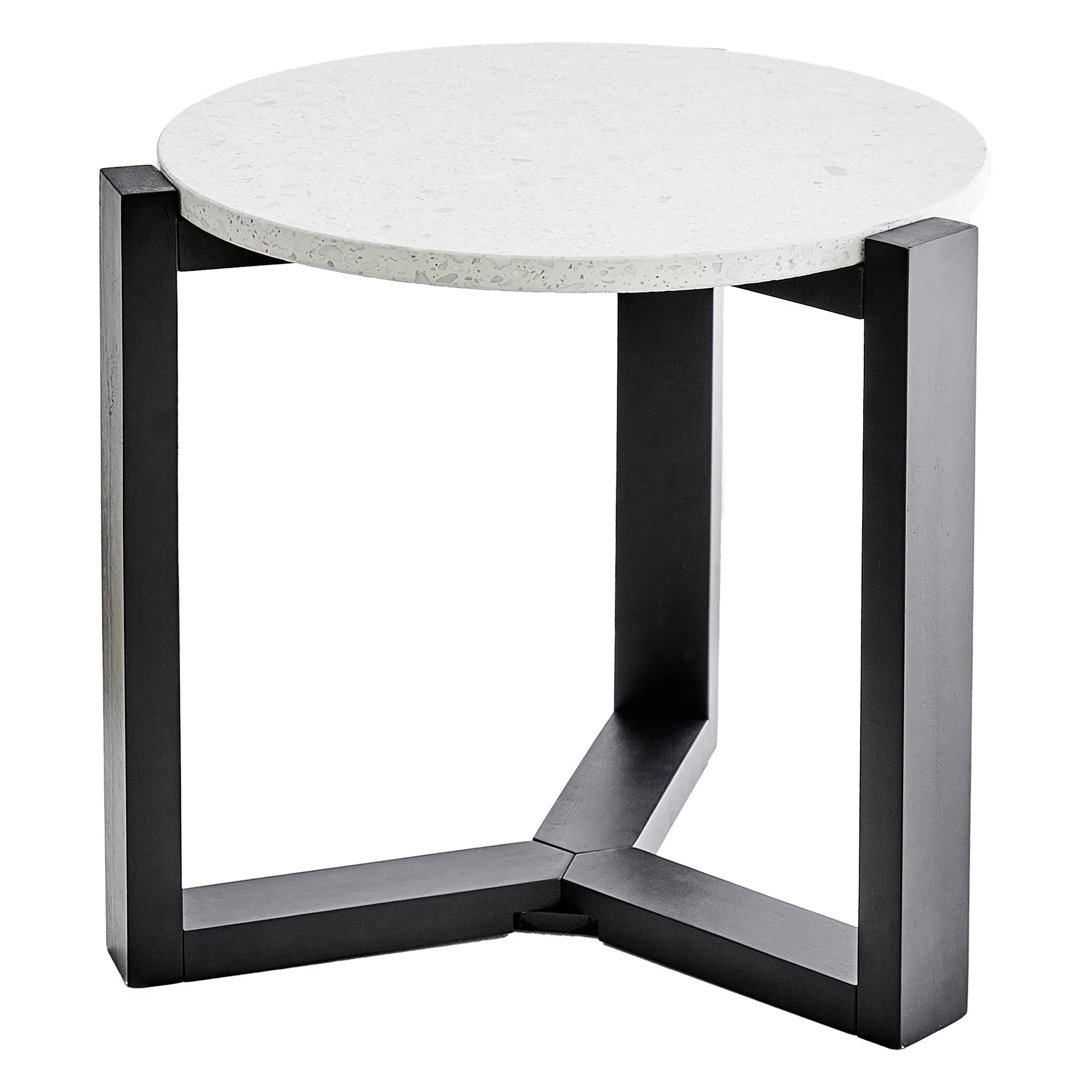 Sass Terrazzo Side Table Black - Image 2