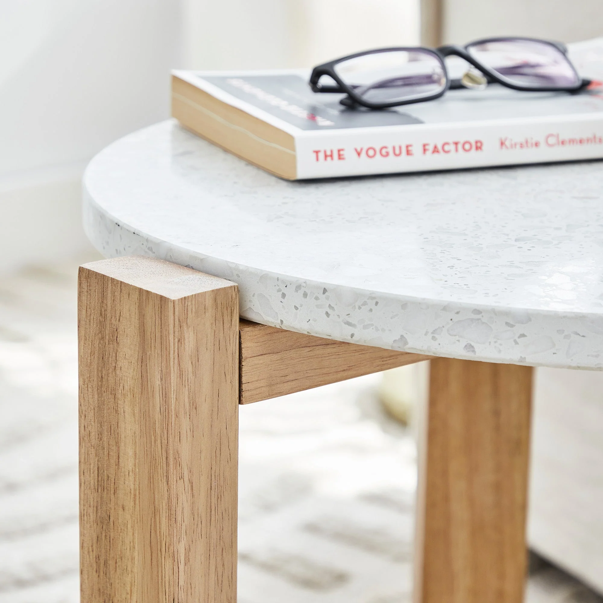 Sass Terrazzo Side Table Natural - Image 6