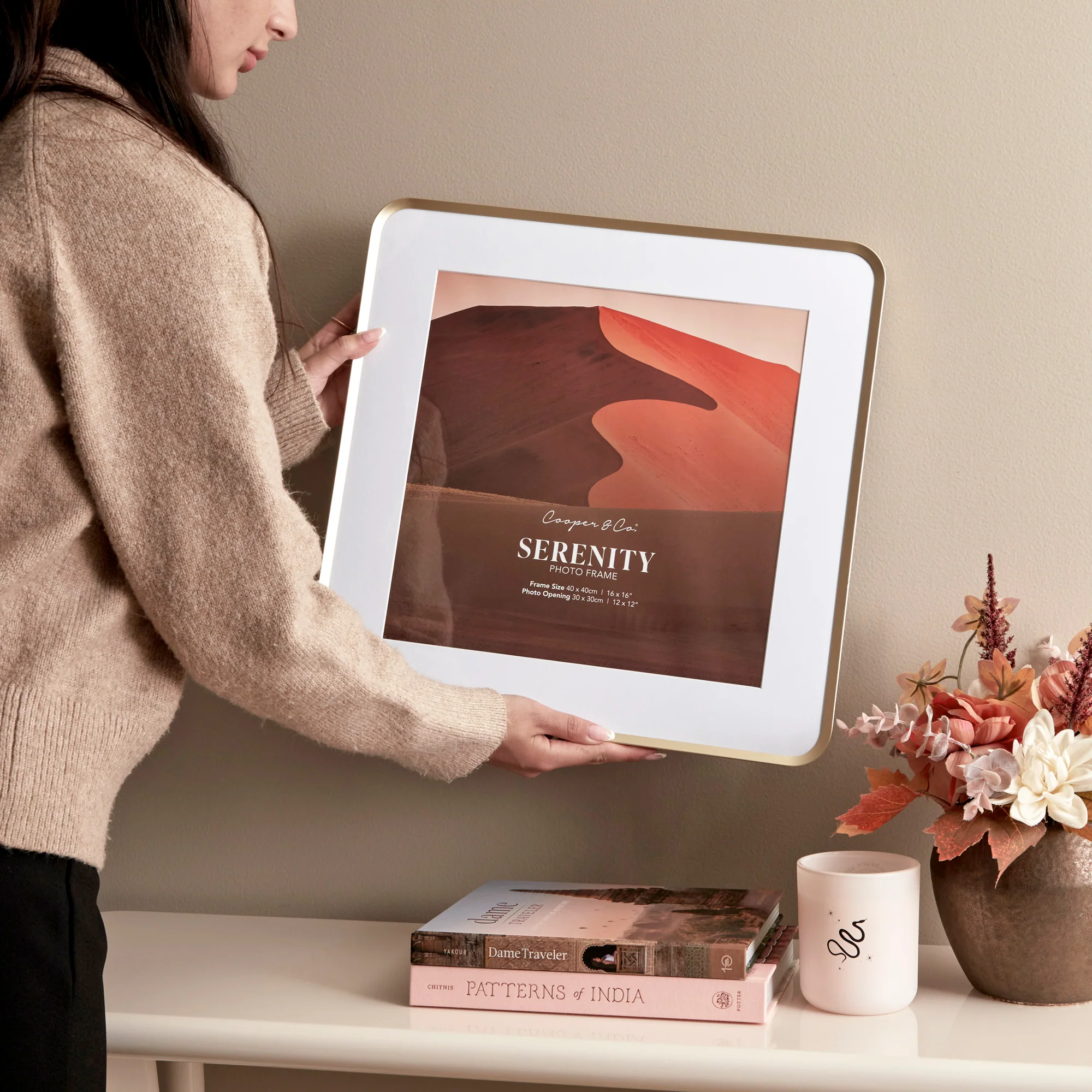 Serenity 40x40cm Mat to 30x30cm Photo Frame - Image 16