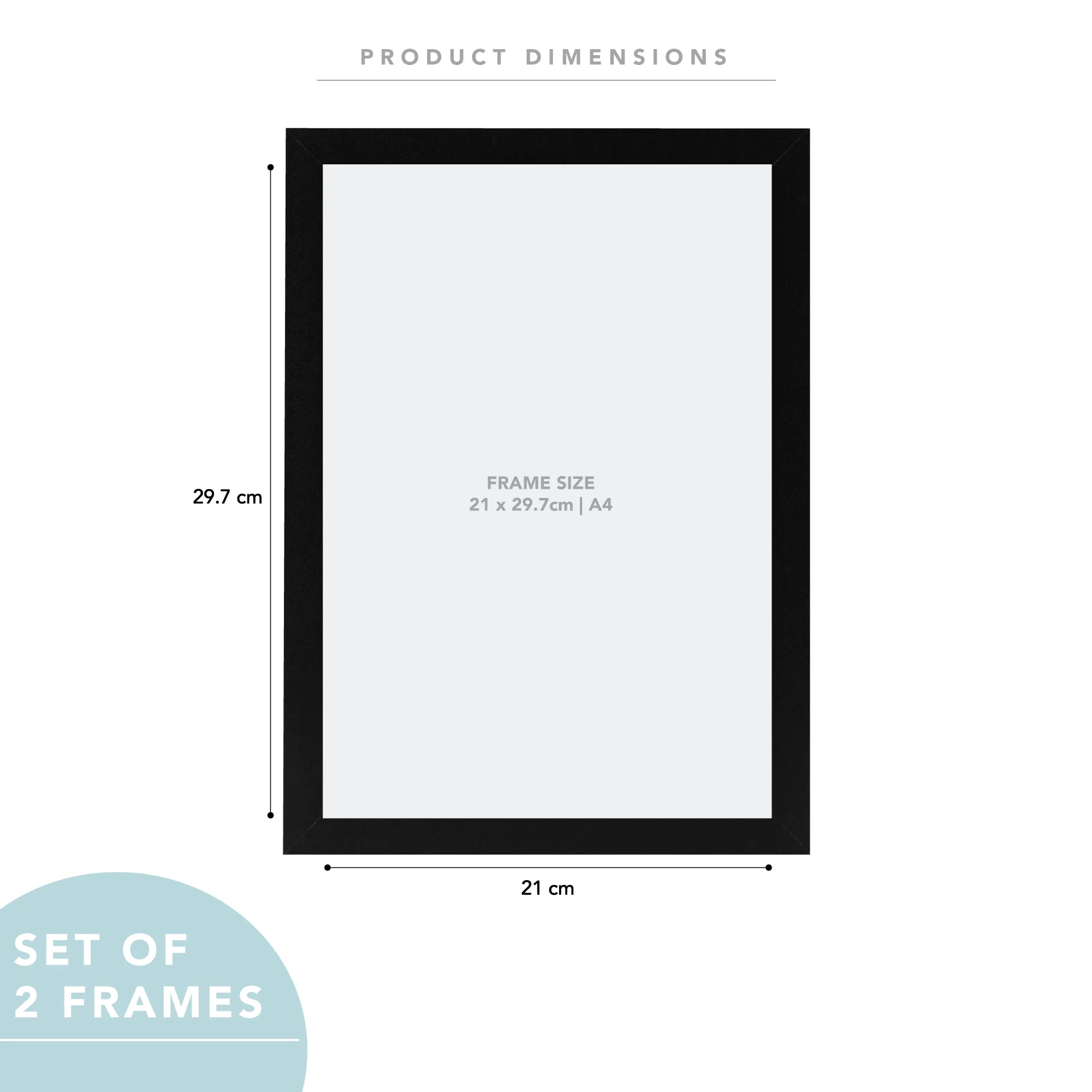 Set Of 2 A4 Premium Paradise Wooden Photo Frame - Image 3