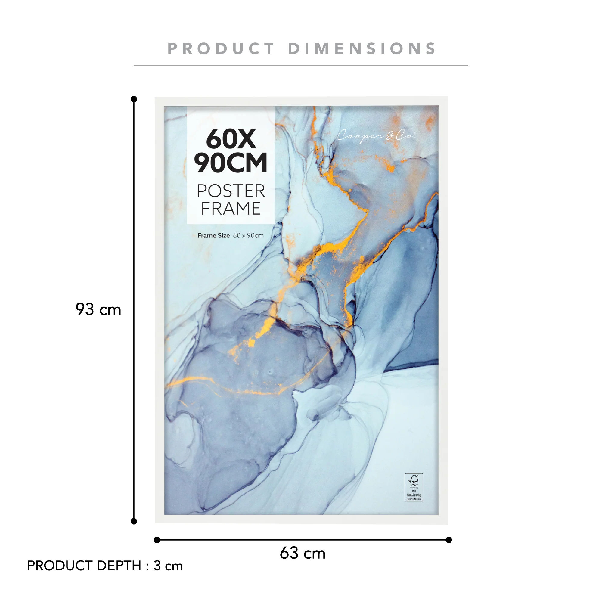 Set of 2 60x90cm Poster Photo Frames - Image 21