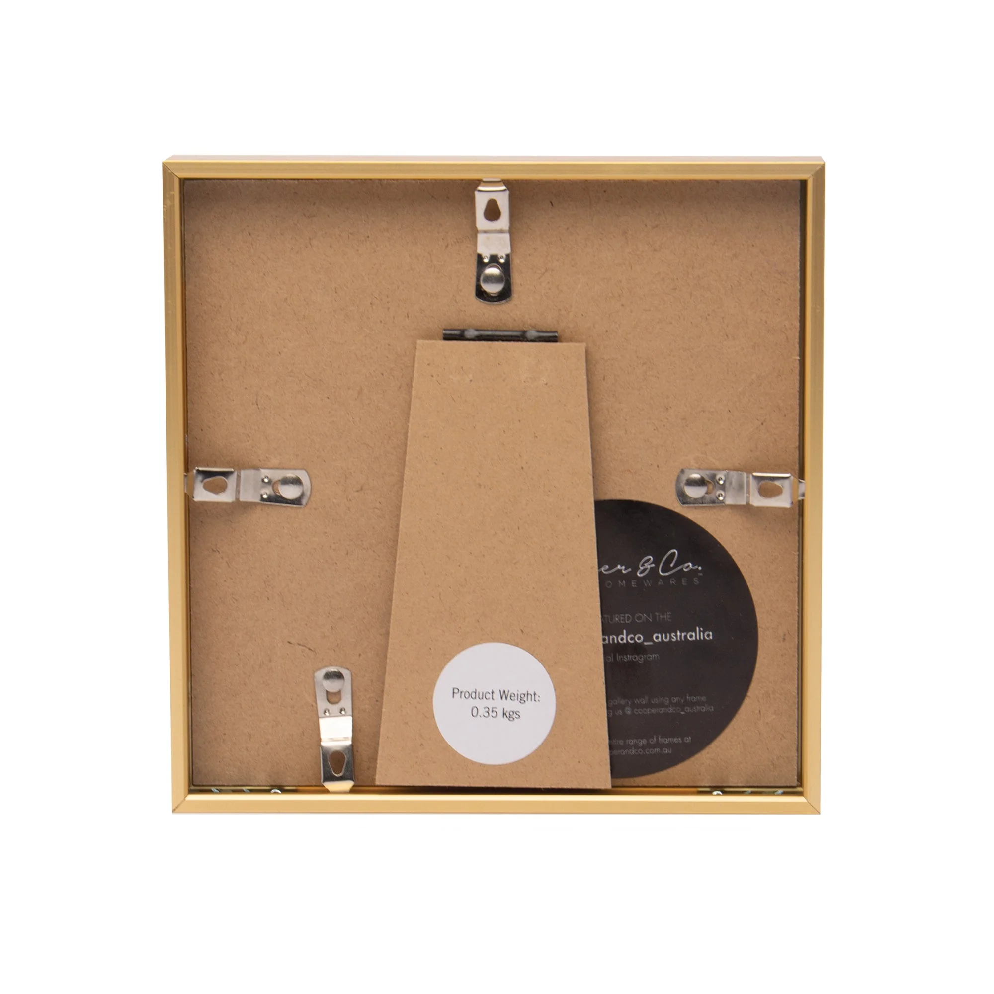 Set Of 2 15x15cm Mat to 10x10cm Premium Metal Photo Frames - Image 16