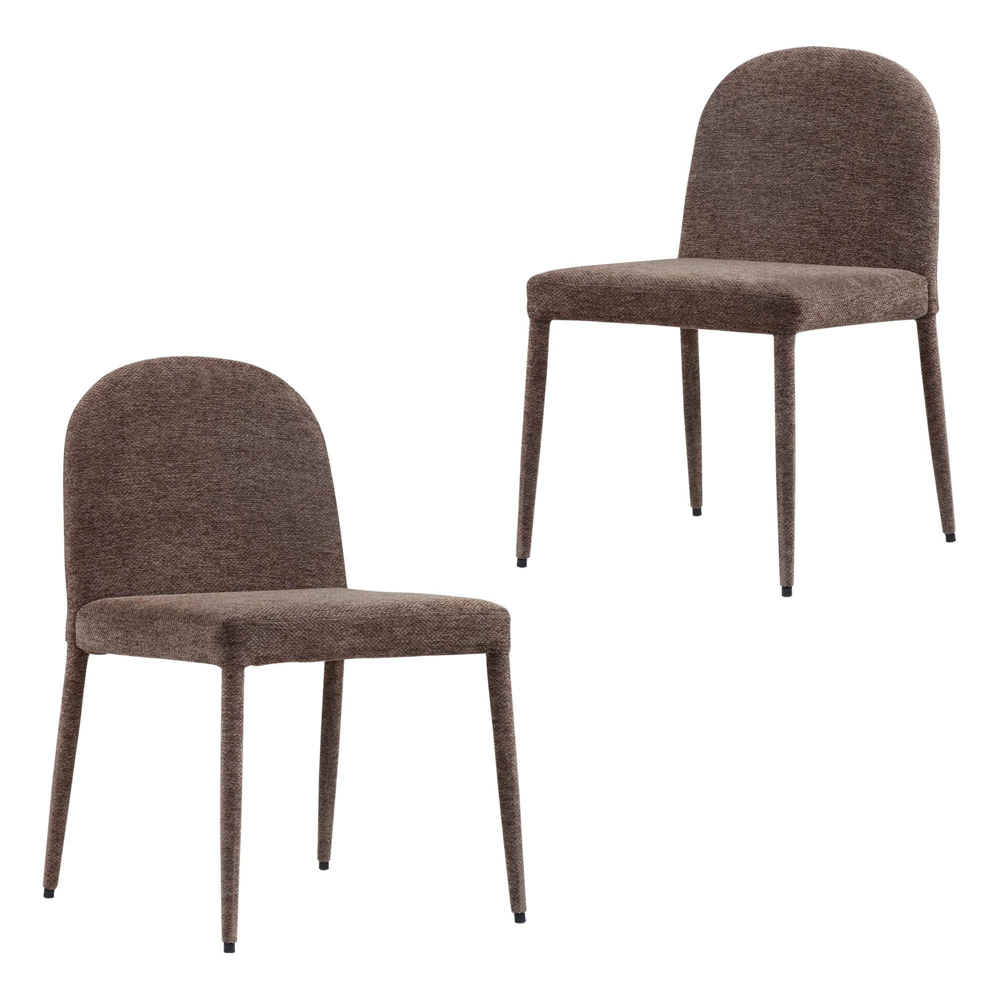 Set of 2 Toledo Dining Chairs Chocolate