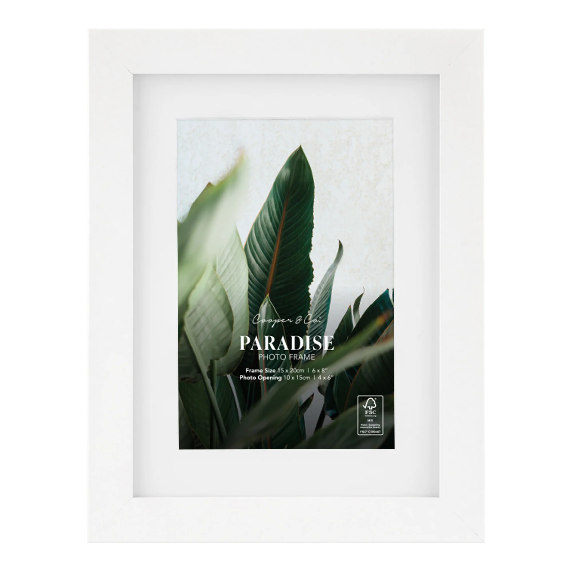 Set Of 4 15x20cm Mat to 10x15cm Premium Paradise Wooden Photo Frame - Image 19