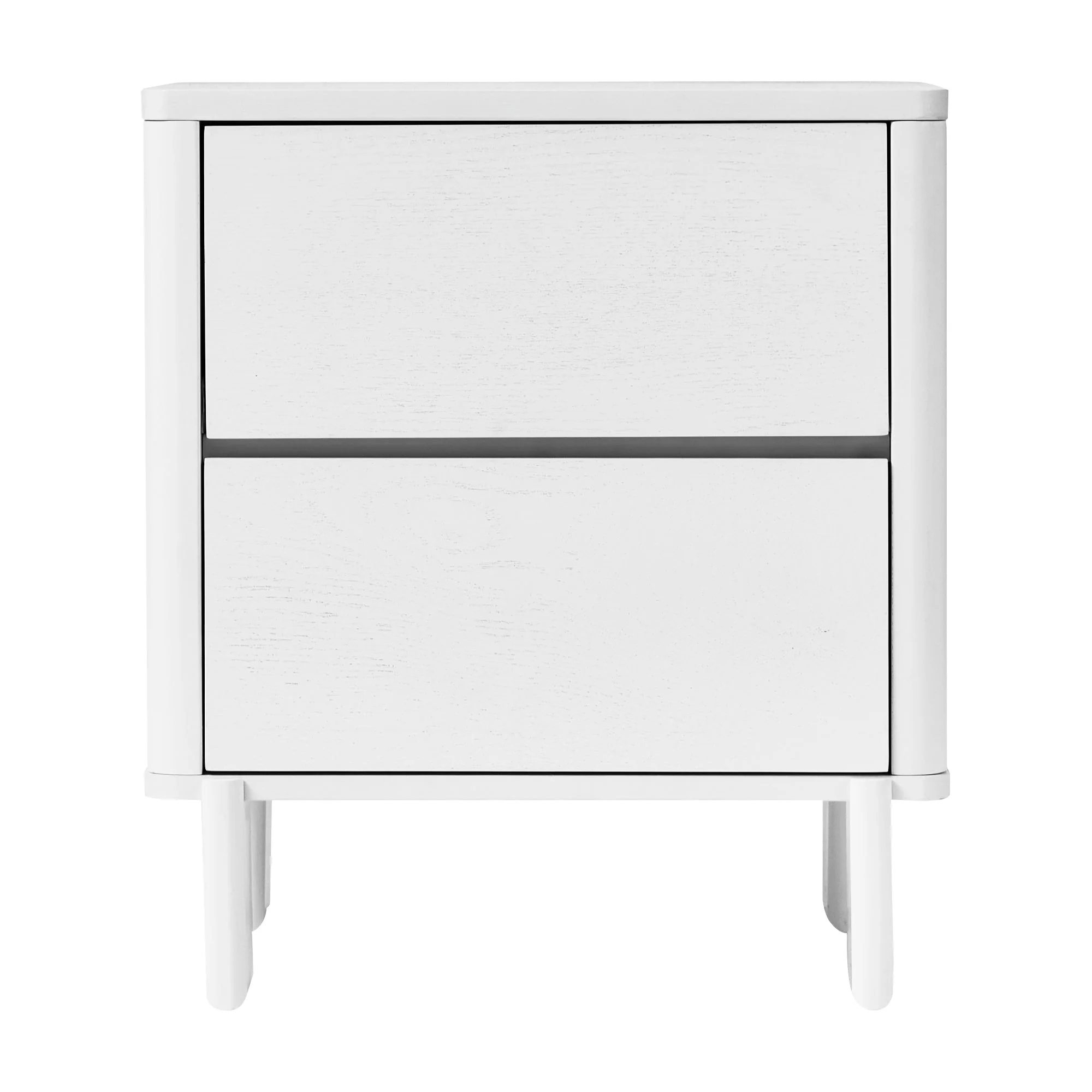 Taupo Bedside Table White - Image 8