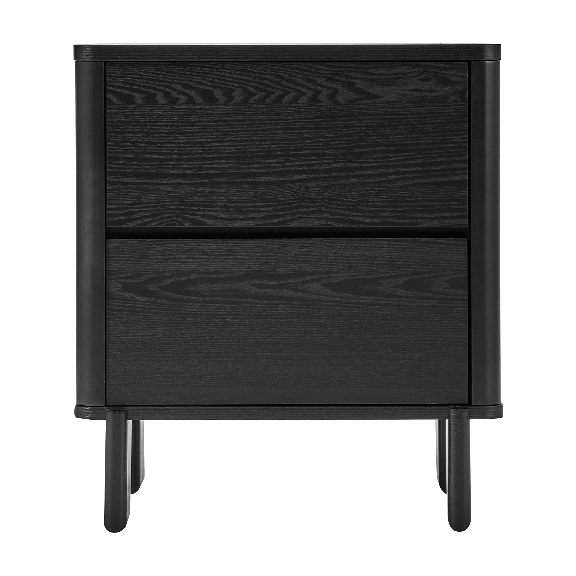 Taupo Bedside Table Black - Image 9