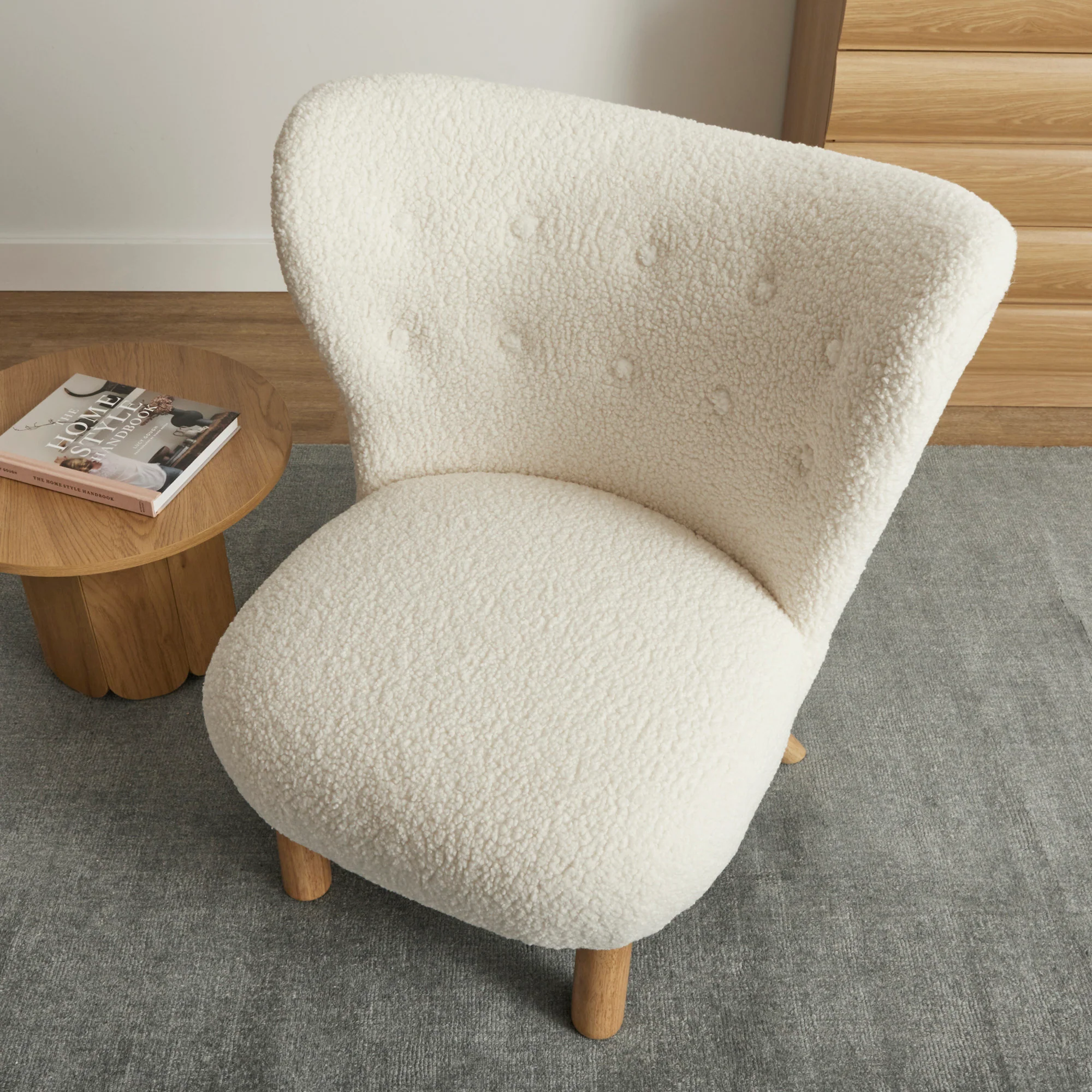 Teddy Accent Chair Cream - Image 7