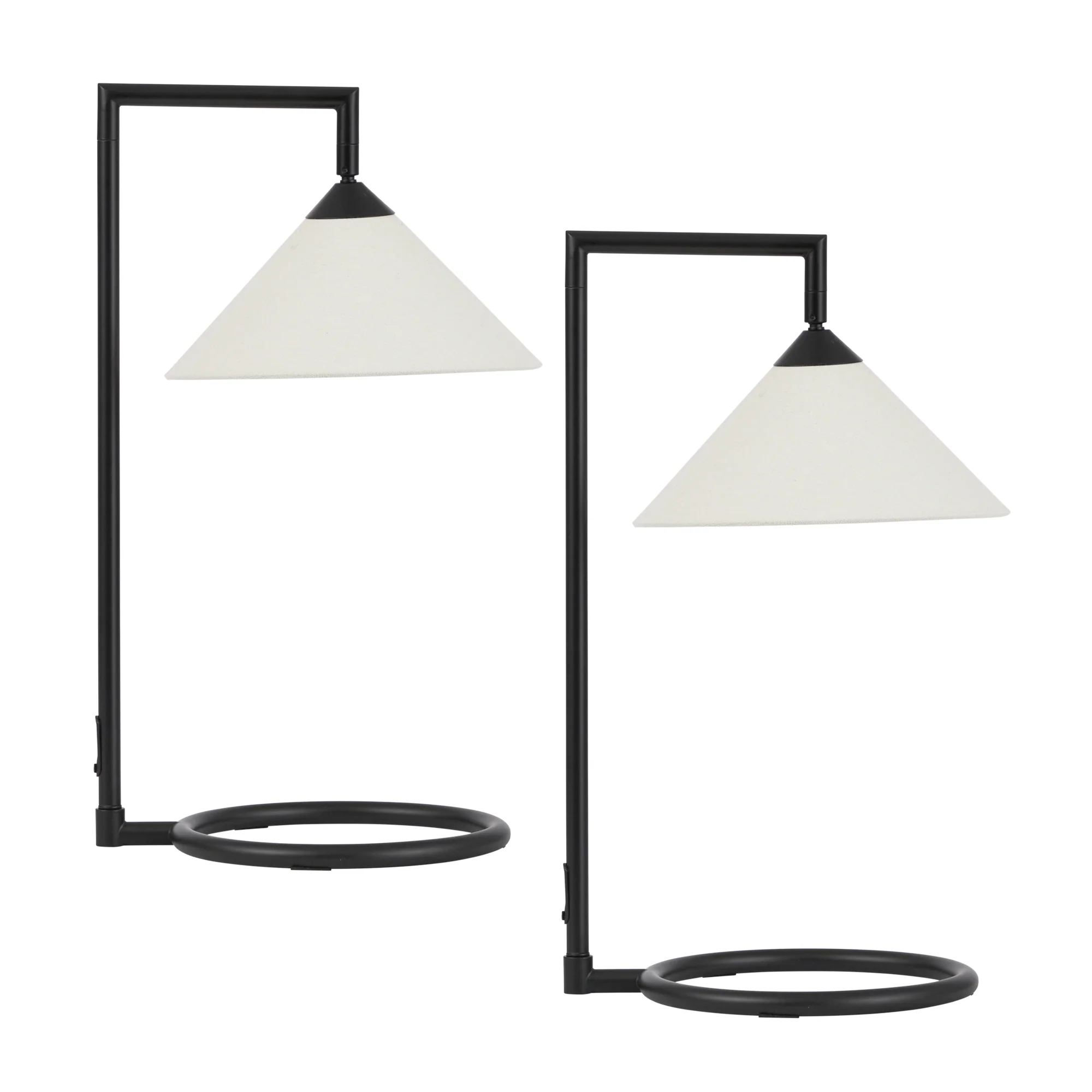 Weston Table Lamp Black (Set of 2)