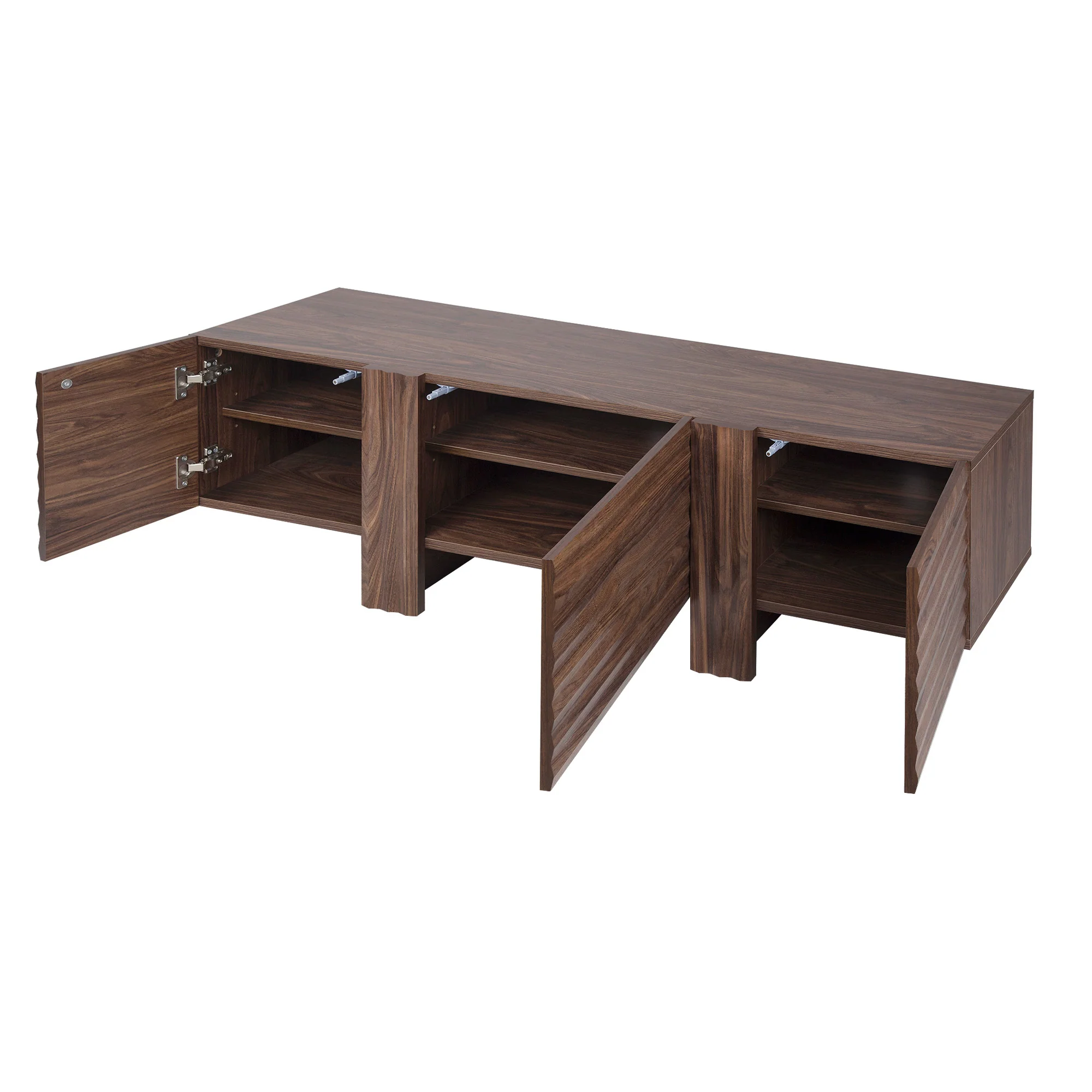 Wilson Entertainment Unit Walnut (160cm) - Image 3