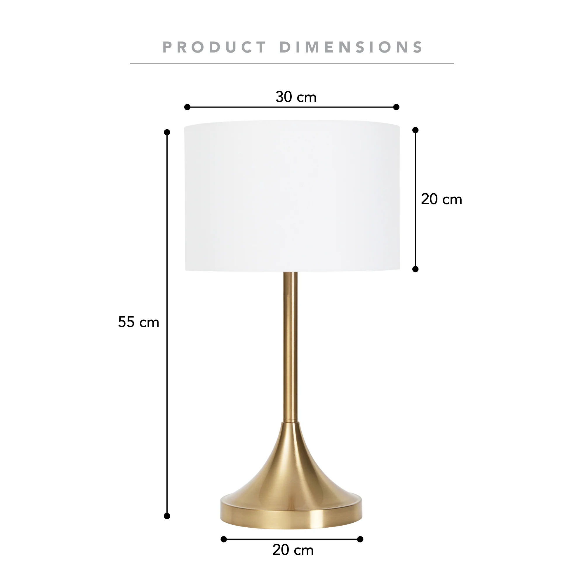 Winton Table Lamp Gold - Image 3