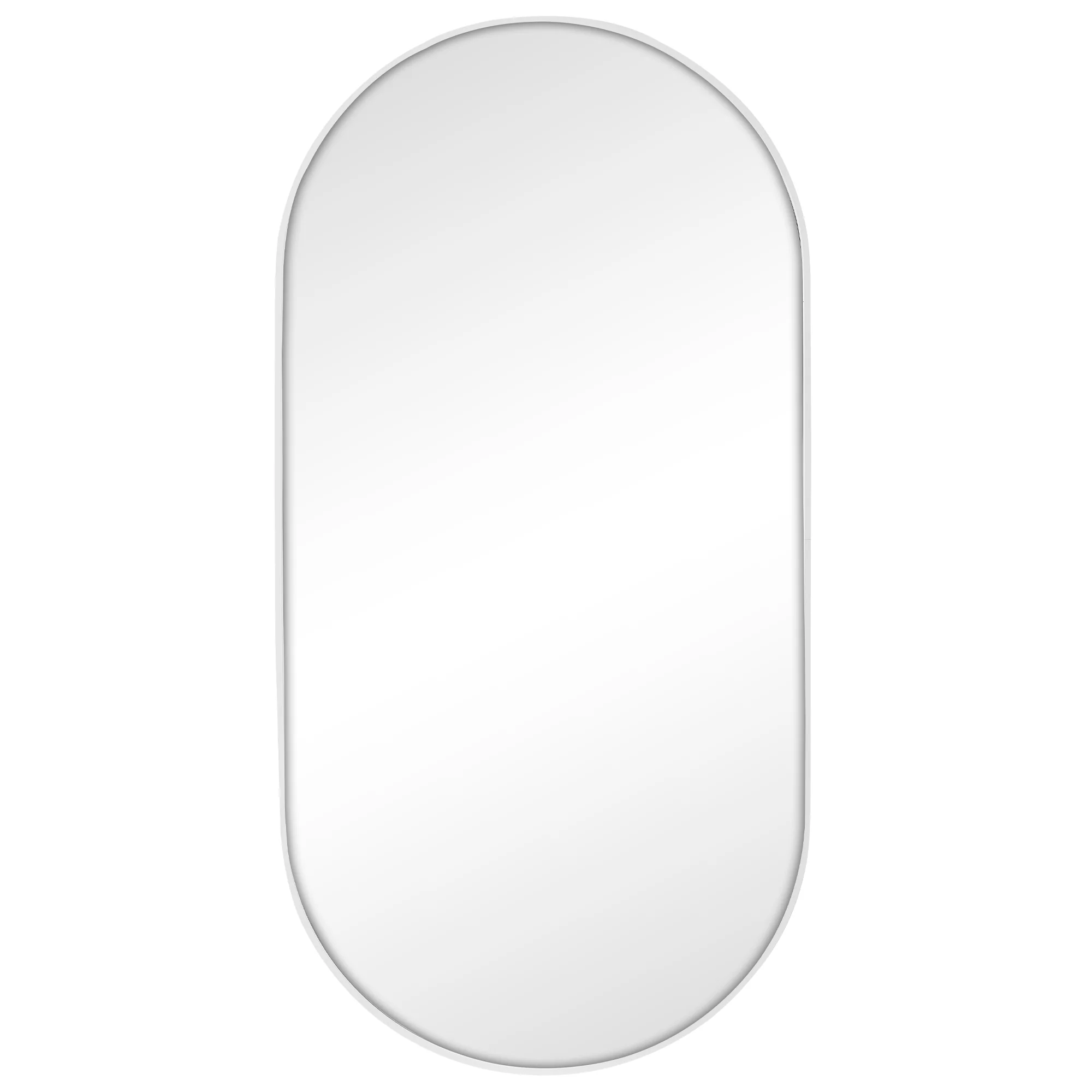 Zoe 120cm Oval Mirror White - Image 2